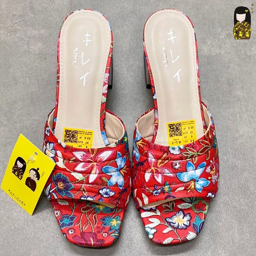 Kirei Biteki - Office Block Heel CP07 Red