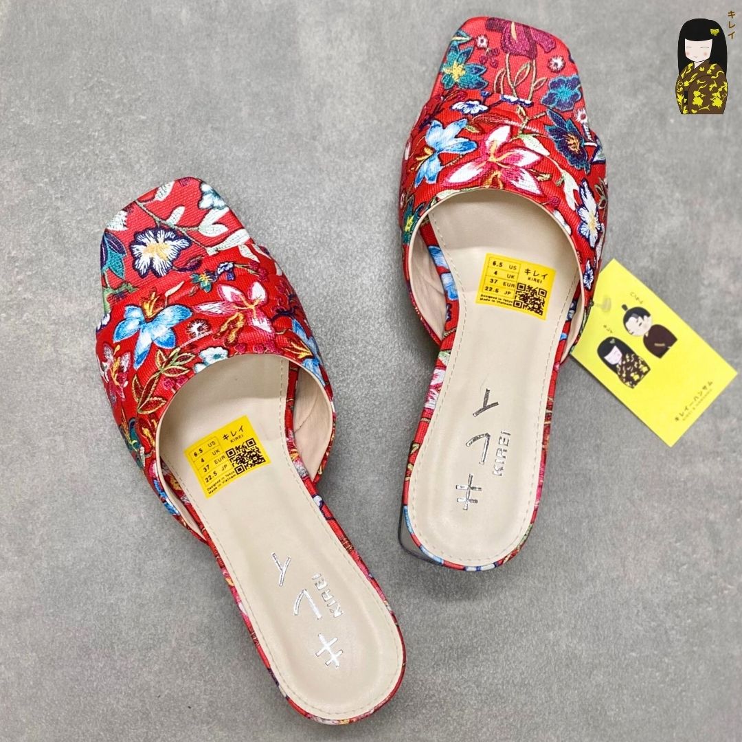 Kirei Biteki - Office Block Heel CP7 Red