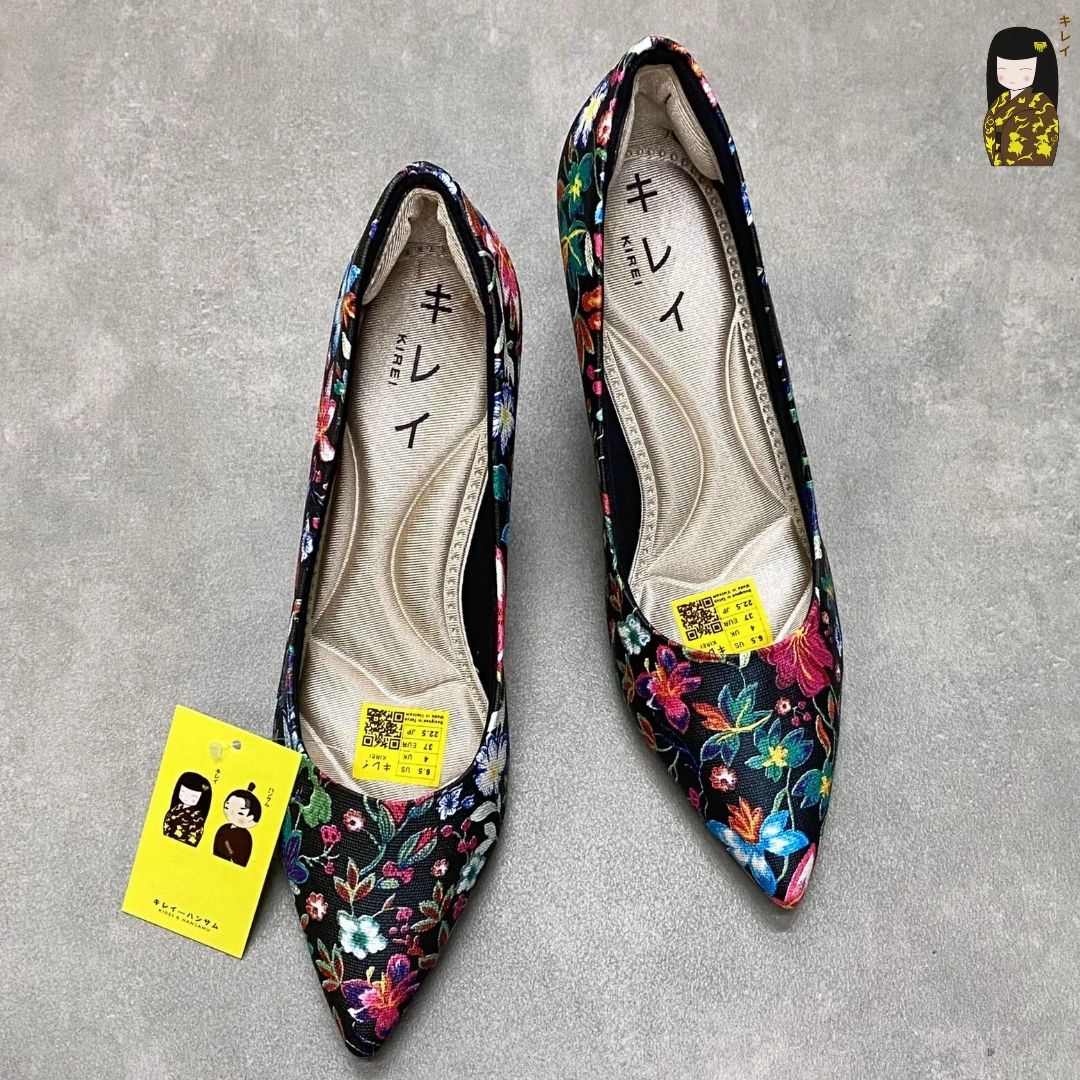 Kirei Biteki - Office Kitten Heel CP02 Black
