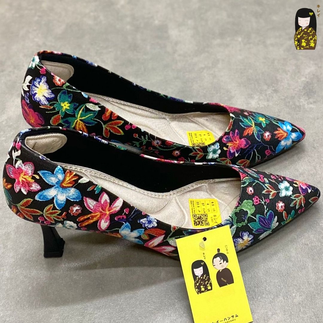 Kirei Biteki - Office Kitten Heel CP02 Black