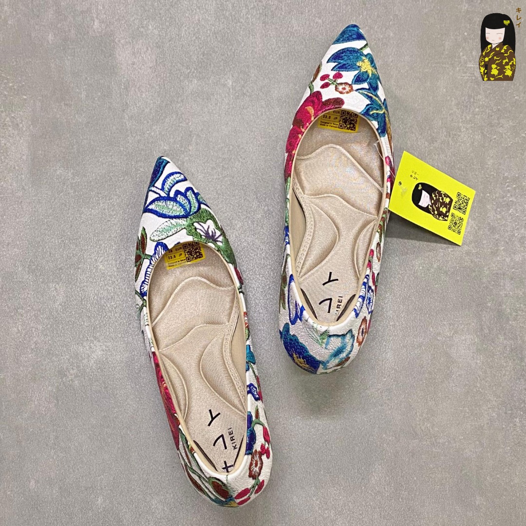 Kirei Biteki - Office Kitten Heel CP02 White