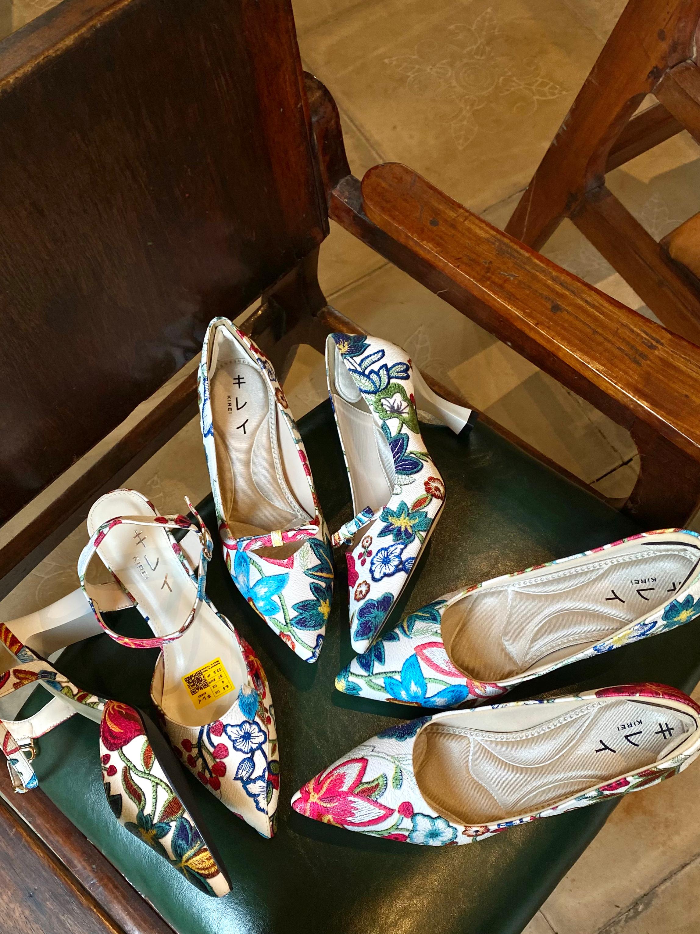 Kirei Biteki - Office Kitten Heel CP02 White