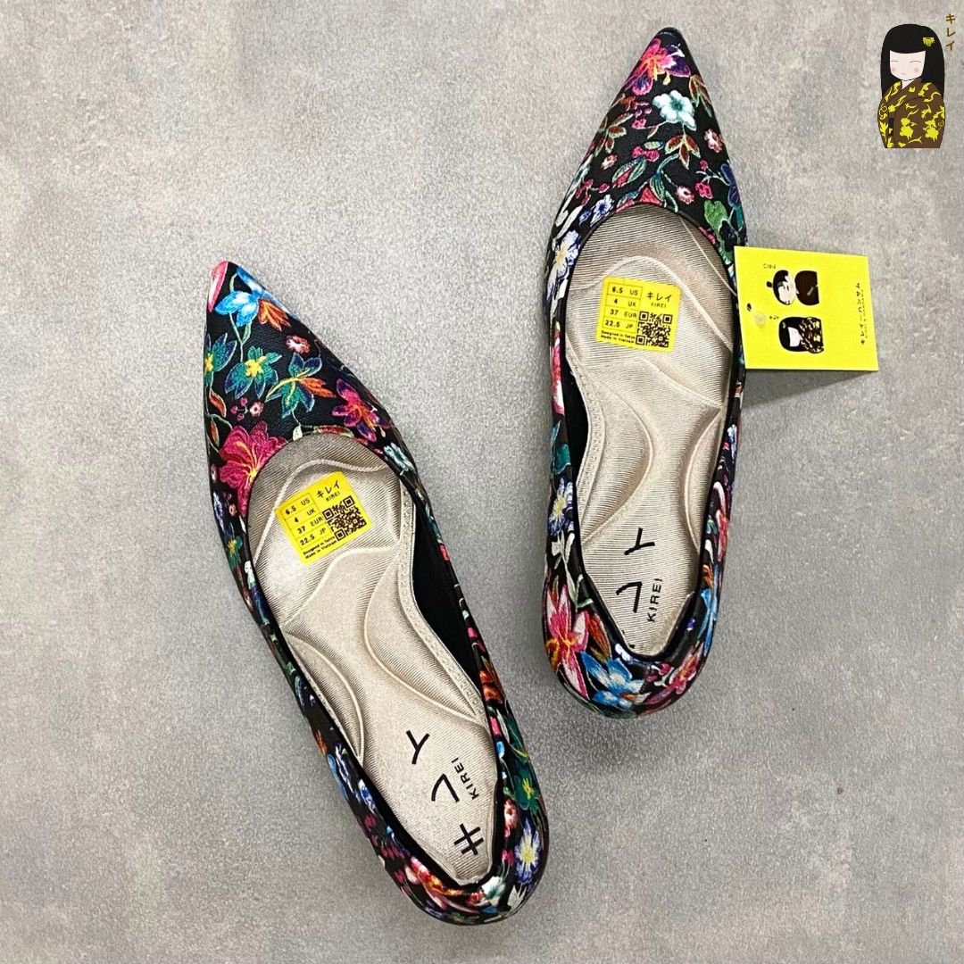 Kirei Biteki - Office Kitten Heel CP2 Black