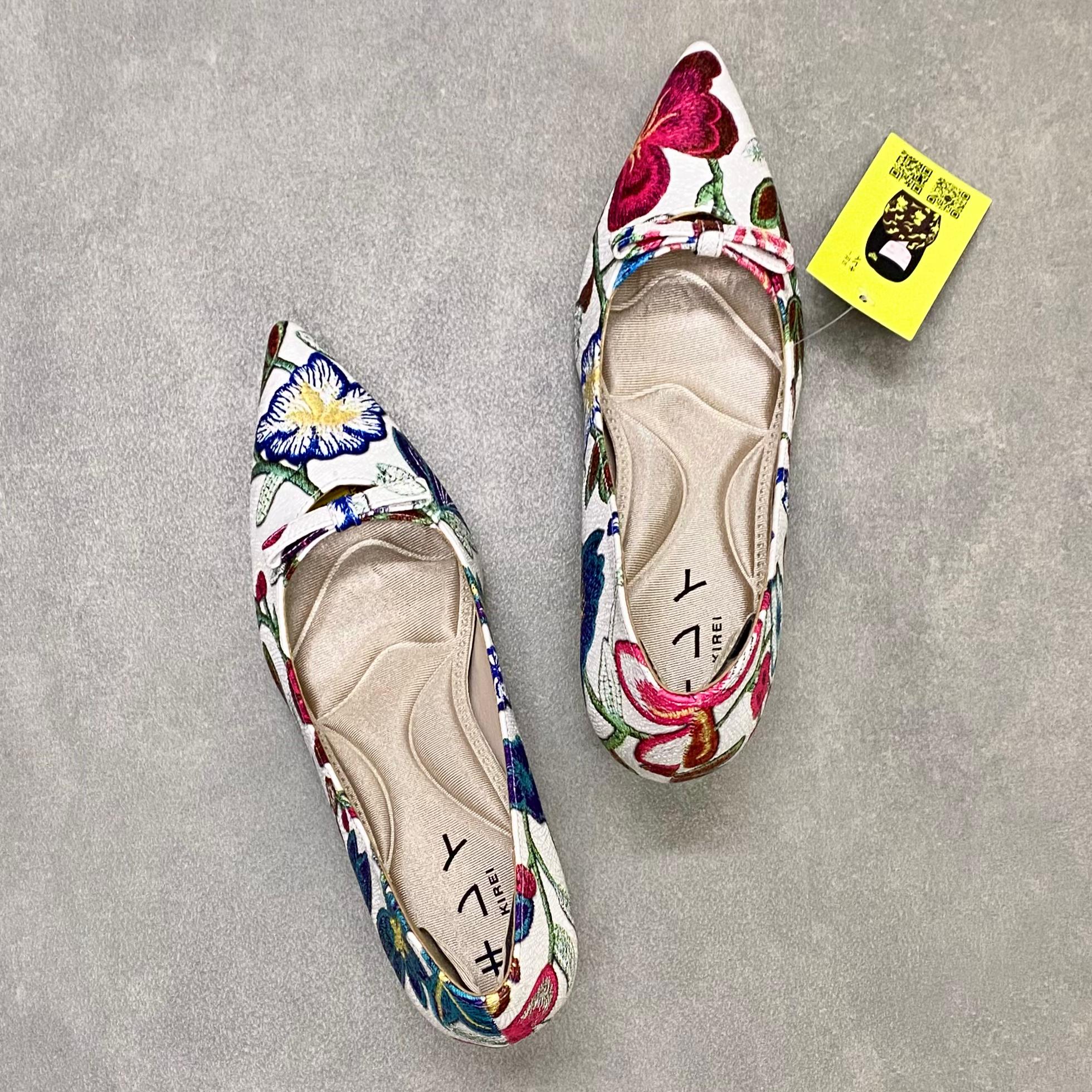 Kirei Biteki - Office Kitten Heel CP3 White