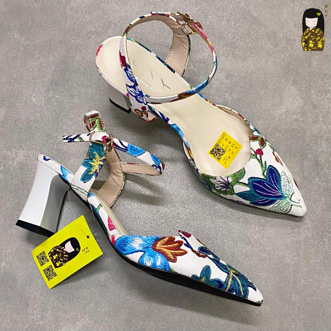 Kirei Biteki - Office Slingback CP05 White