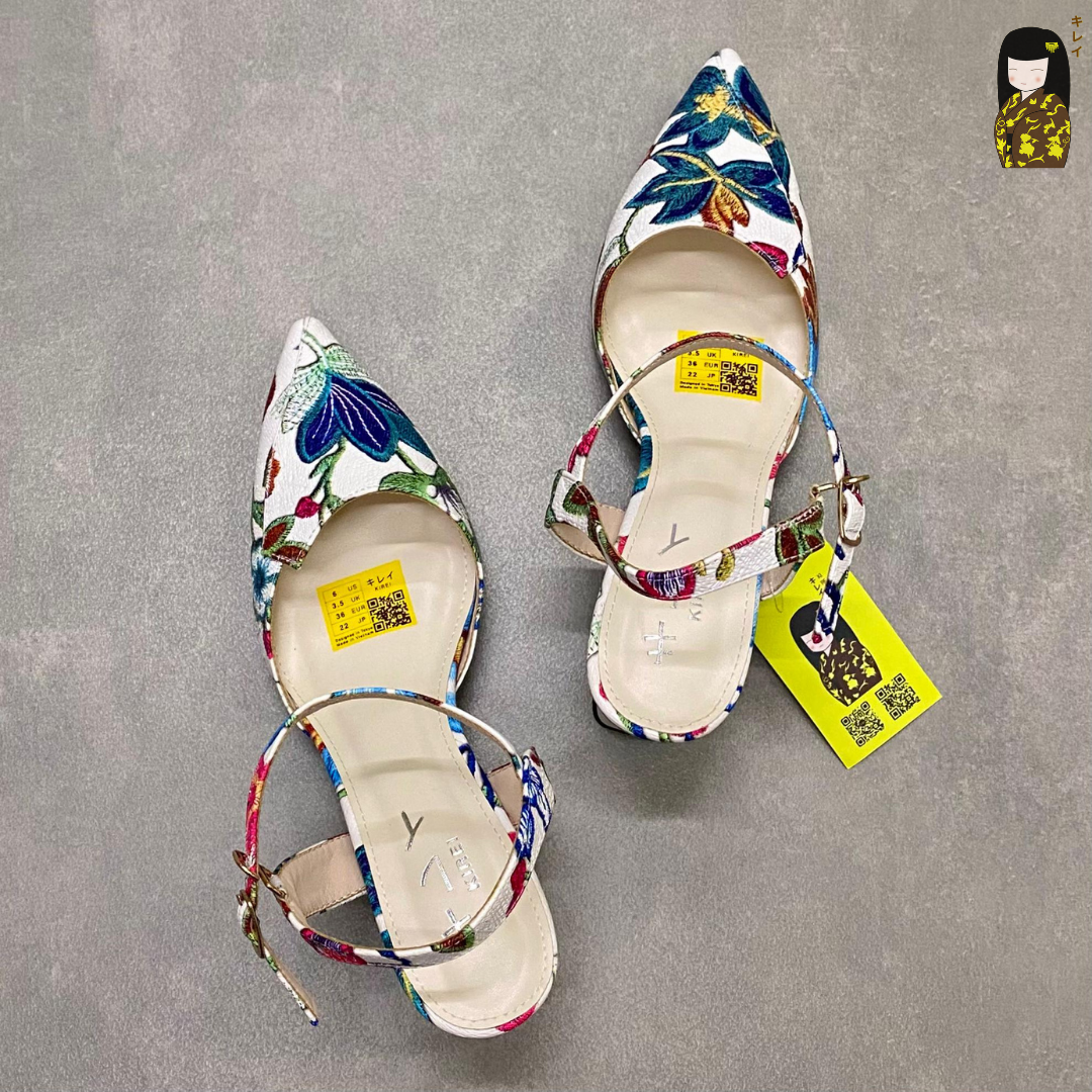 Kirei Biteki - Office Slingback CP05 White