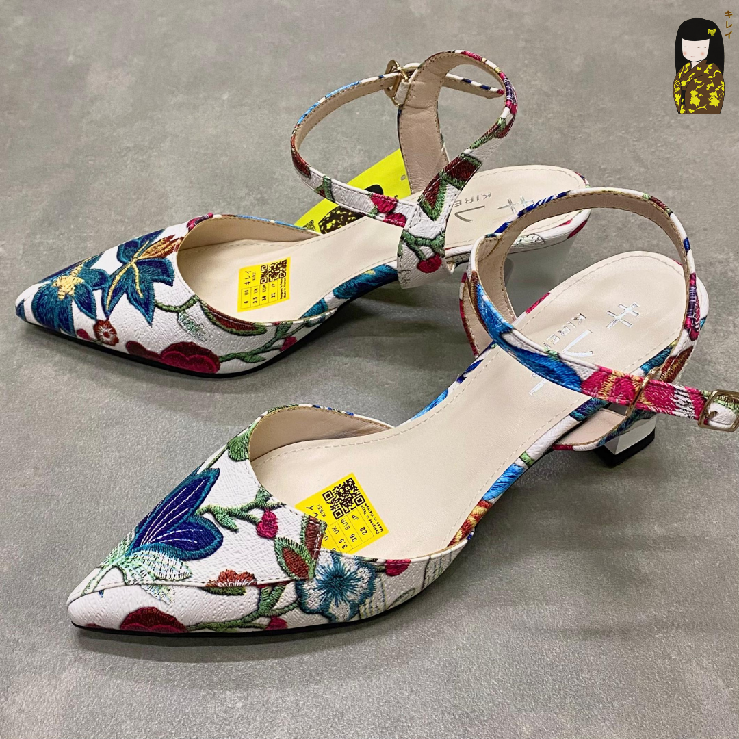 Kirei Biteki - Office Slingback CP05 White