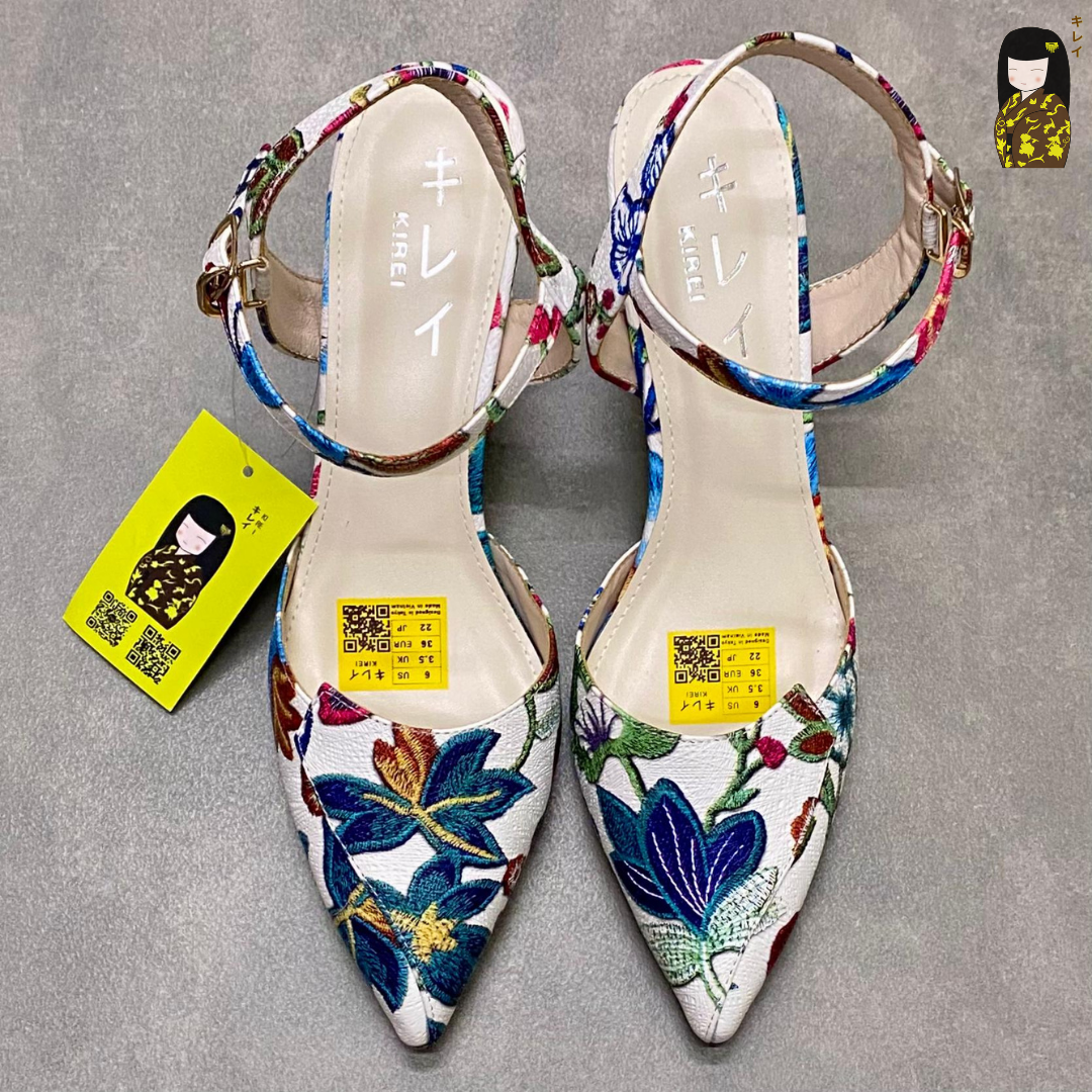 Kirei Biteki - Office Slingback CP05 White