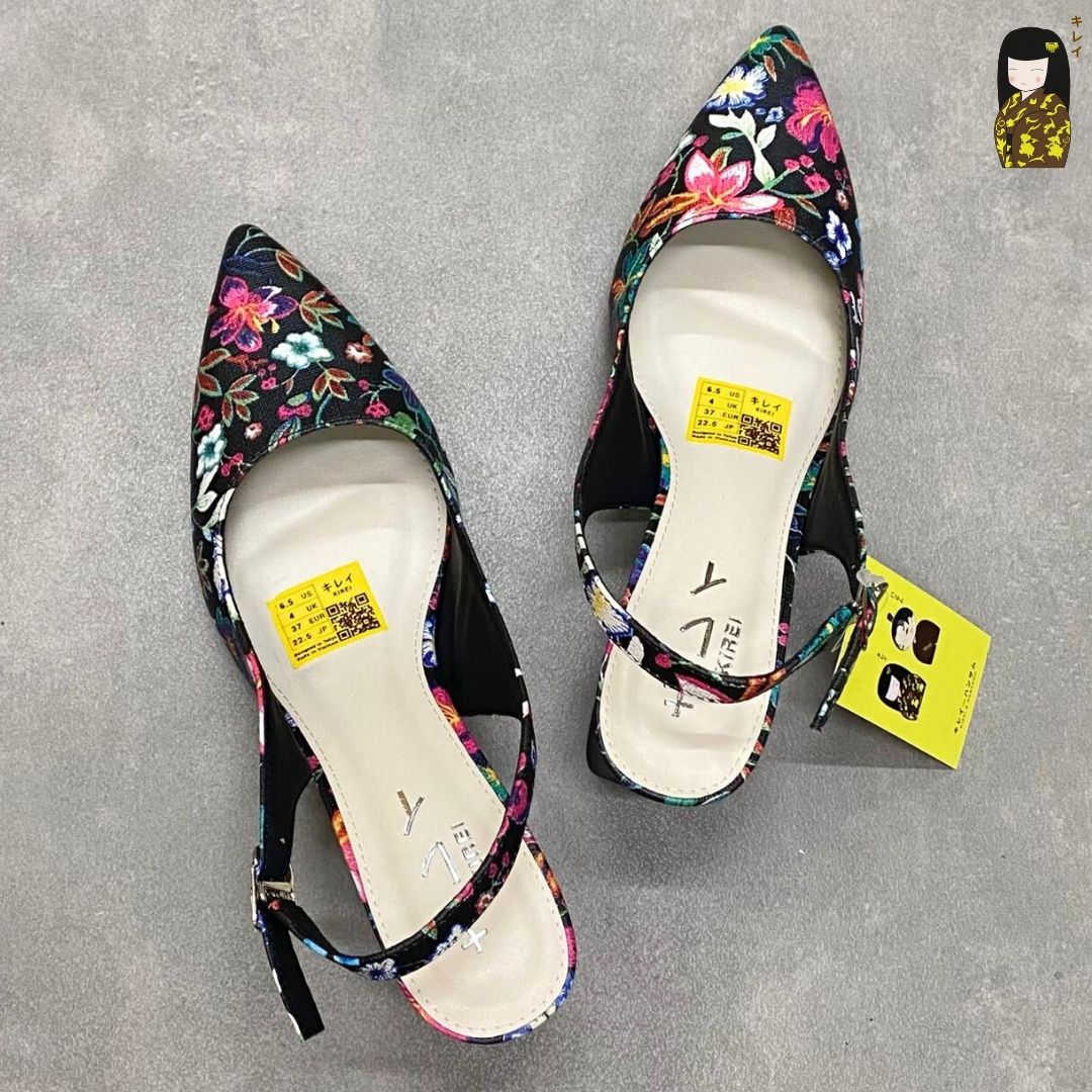 Kirei Biteki - Office Slingback CP06 Black