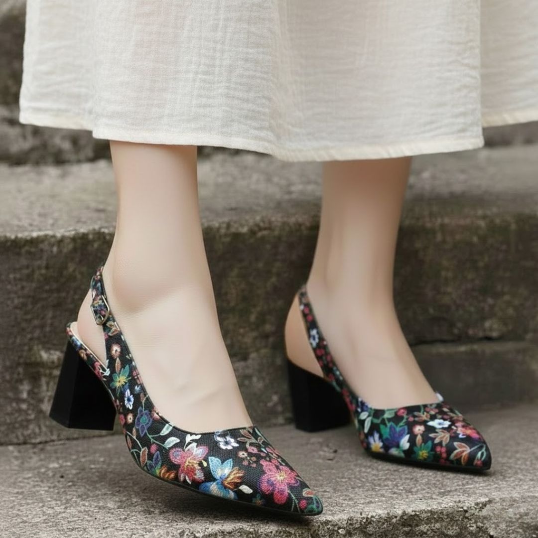Kirei Biteki - Office Slingback CP06 Black