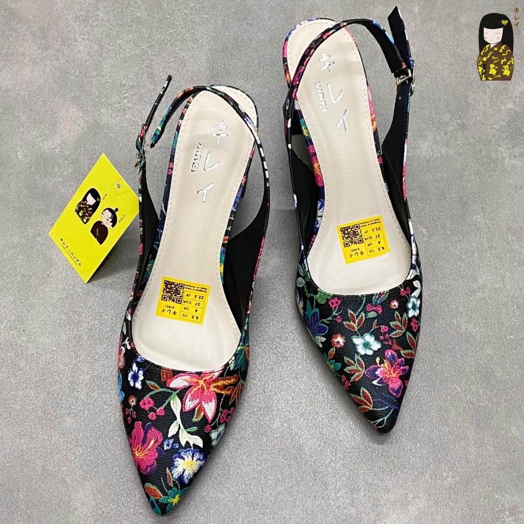 Kirei Biteki - Office Slingback CP06 Black
