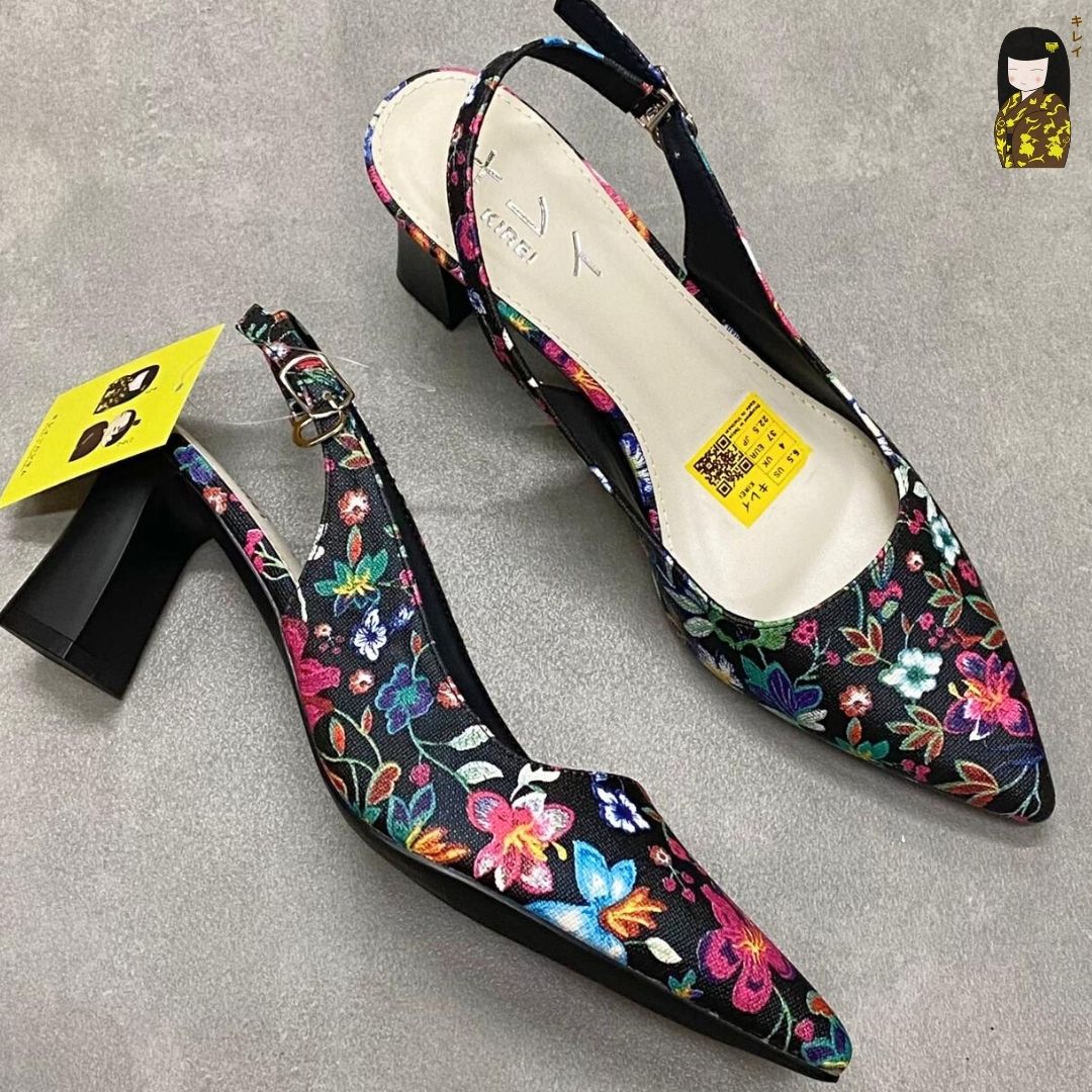 Kirei Biteki - Office Slingback CP06 Black