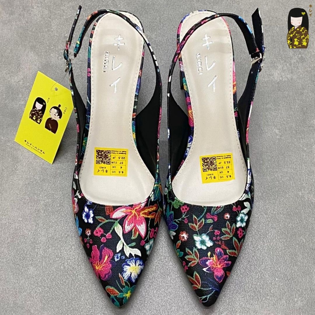 Kirei Biteki - Office Slingback CP06 Black