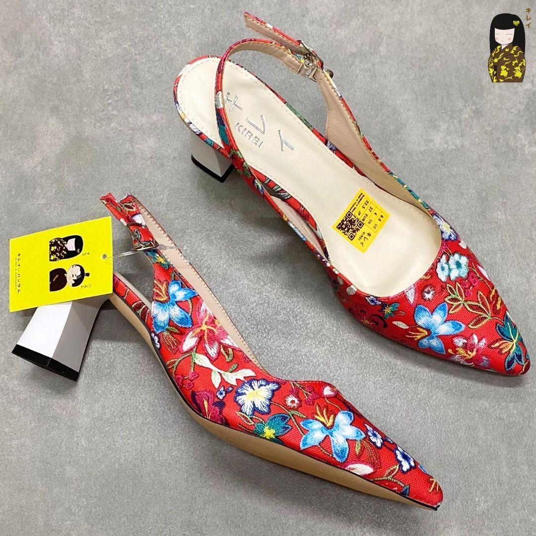 Kirei Biteki - Office Slingback CP06 Red