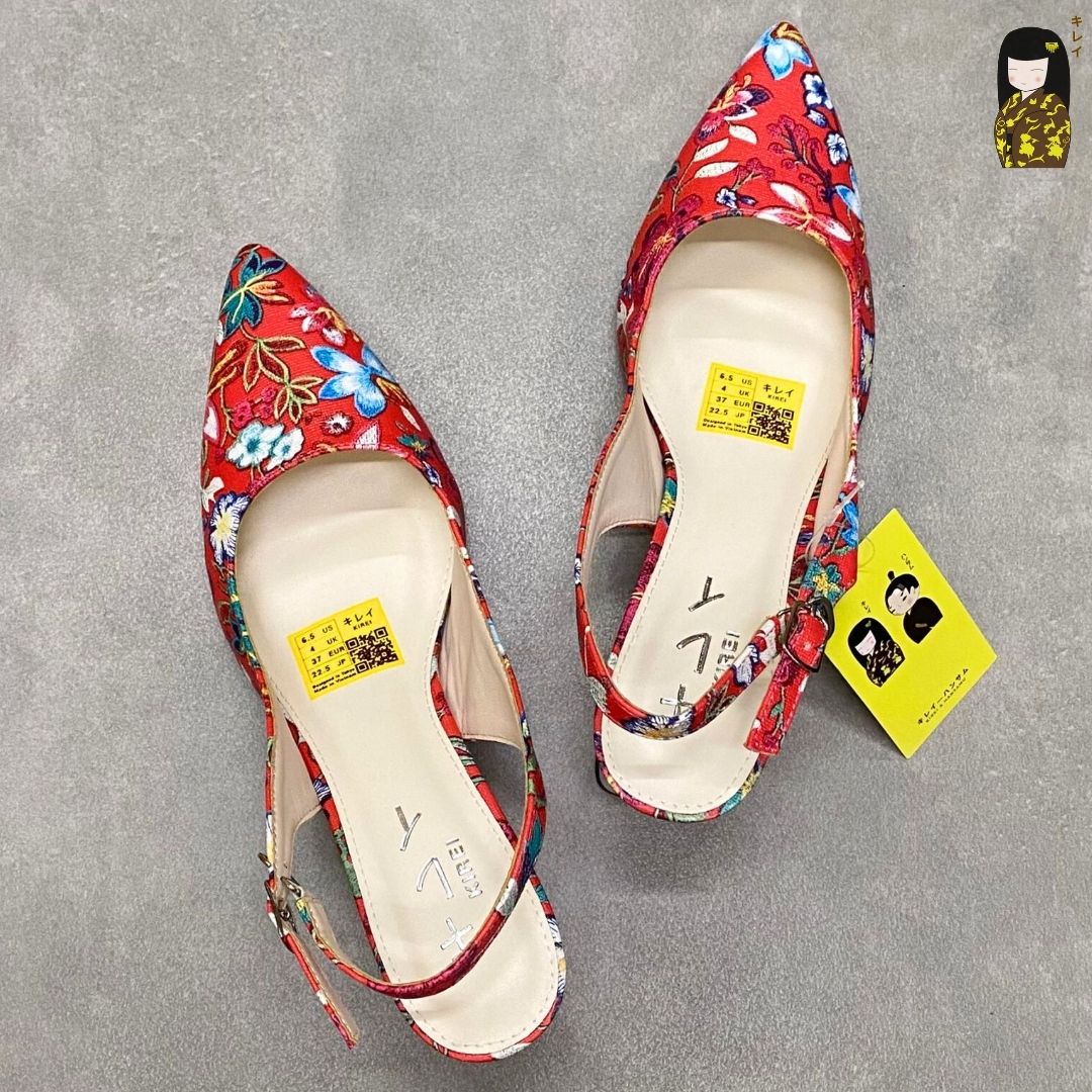 Kirei Biteki - Office Slingback CP06 Red