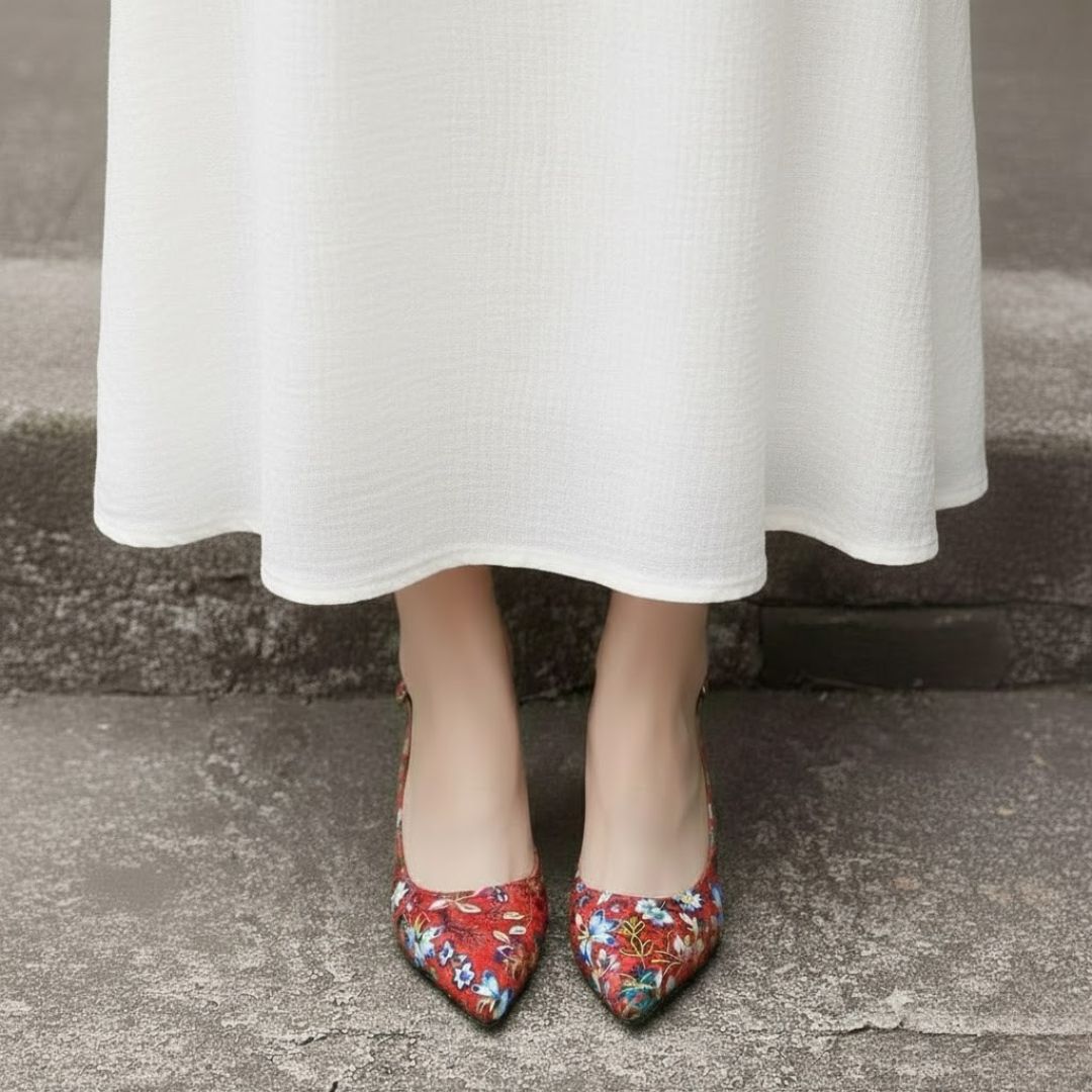 Kirei Biteki - Office Slingback CP06 Red