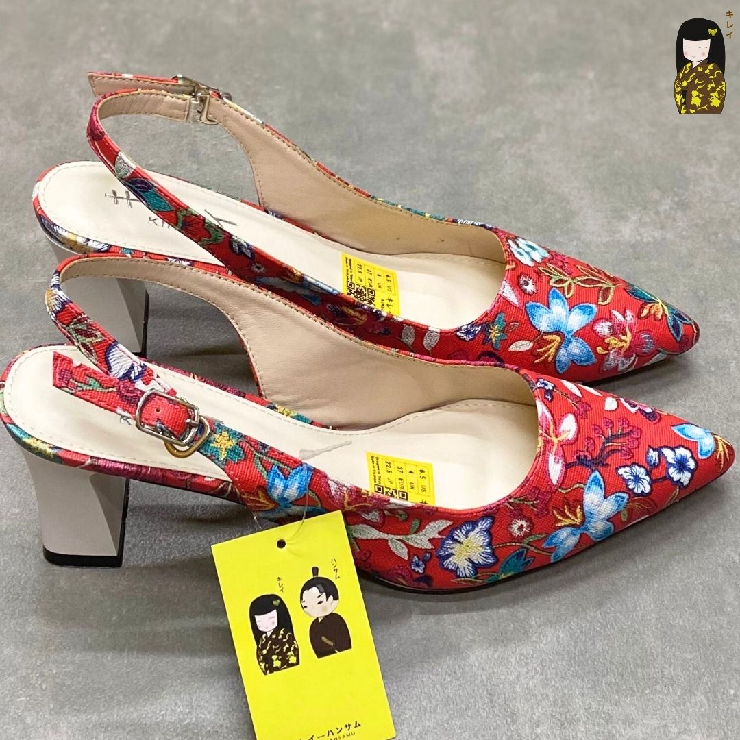 Kirei Biteki - Office Slingback CP06 Red