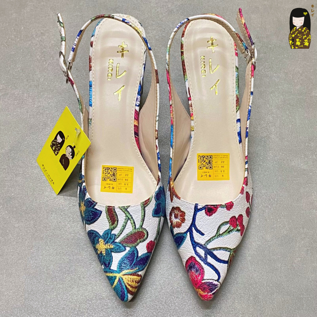 Kirei Biteki - Office Slingback CP06 White