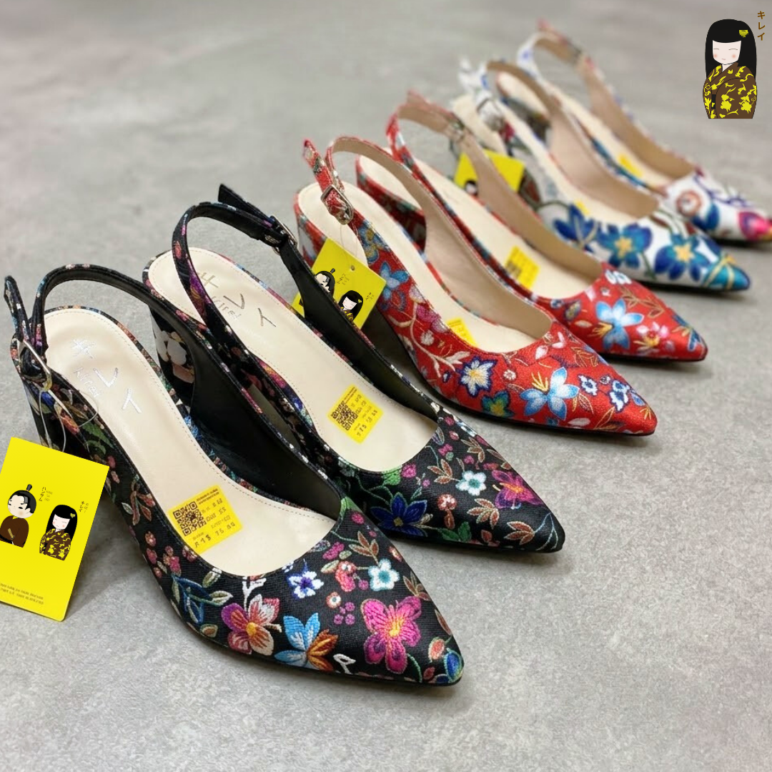 Kirei Biteki - Office Slingback CP06 White