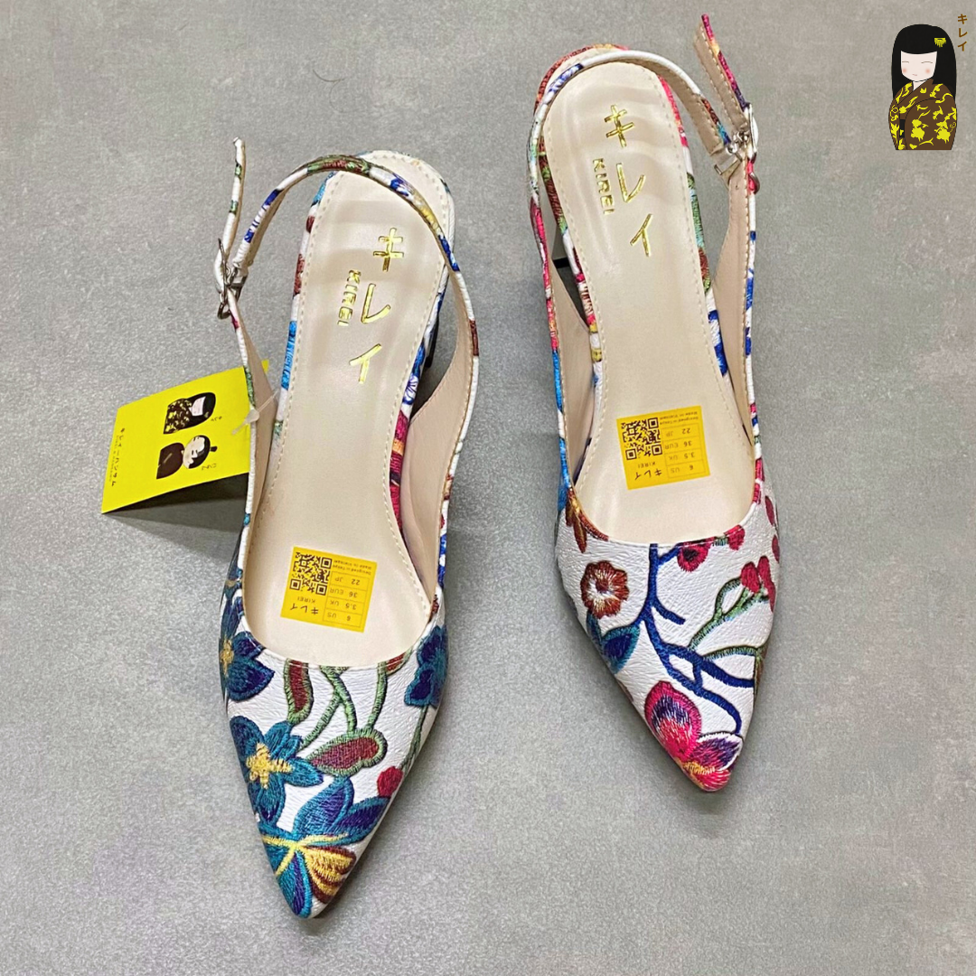 Kirei Biteki - Office Slingback CP06 White