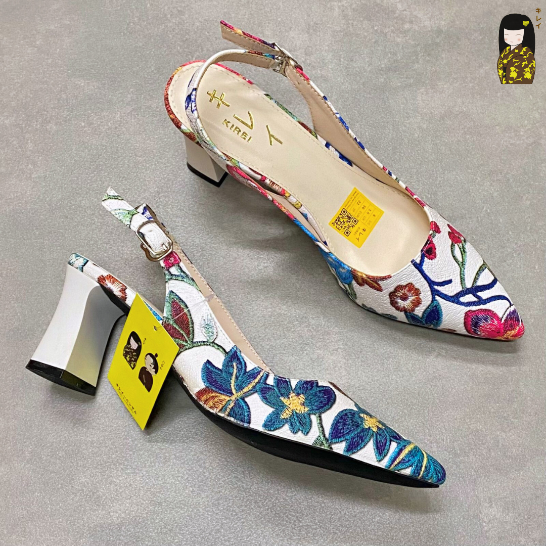 Kirei Biteki - Office Slingback CP06 White