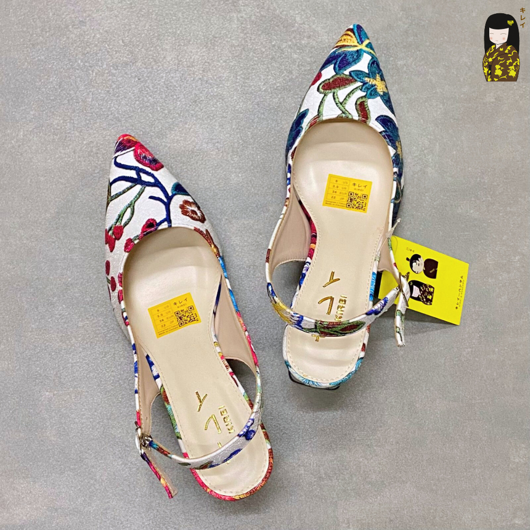 Kirei Biteki - Office Slingback CP06 White