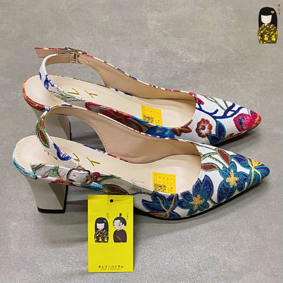 Kirei Biteki - Office Slingback CP06 White