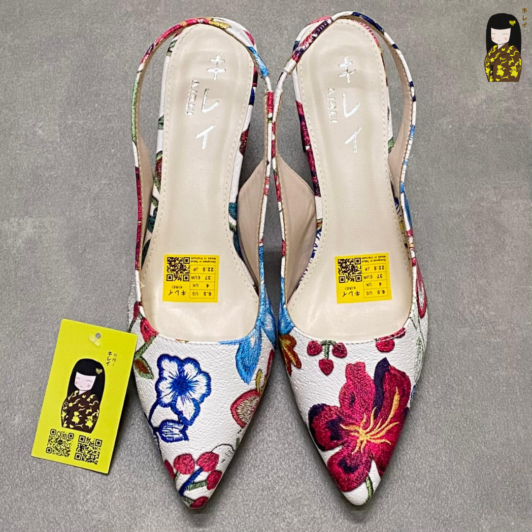 Kirei Biteki - Office Slingback CP06 White