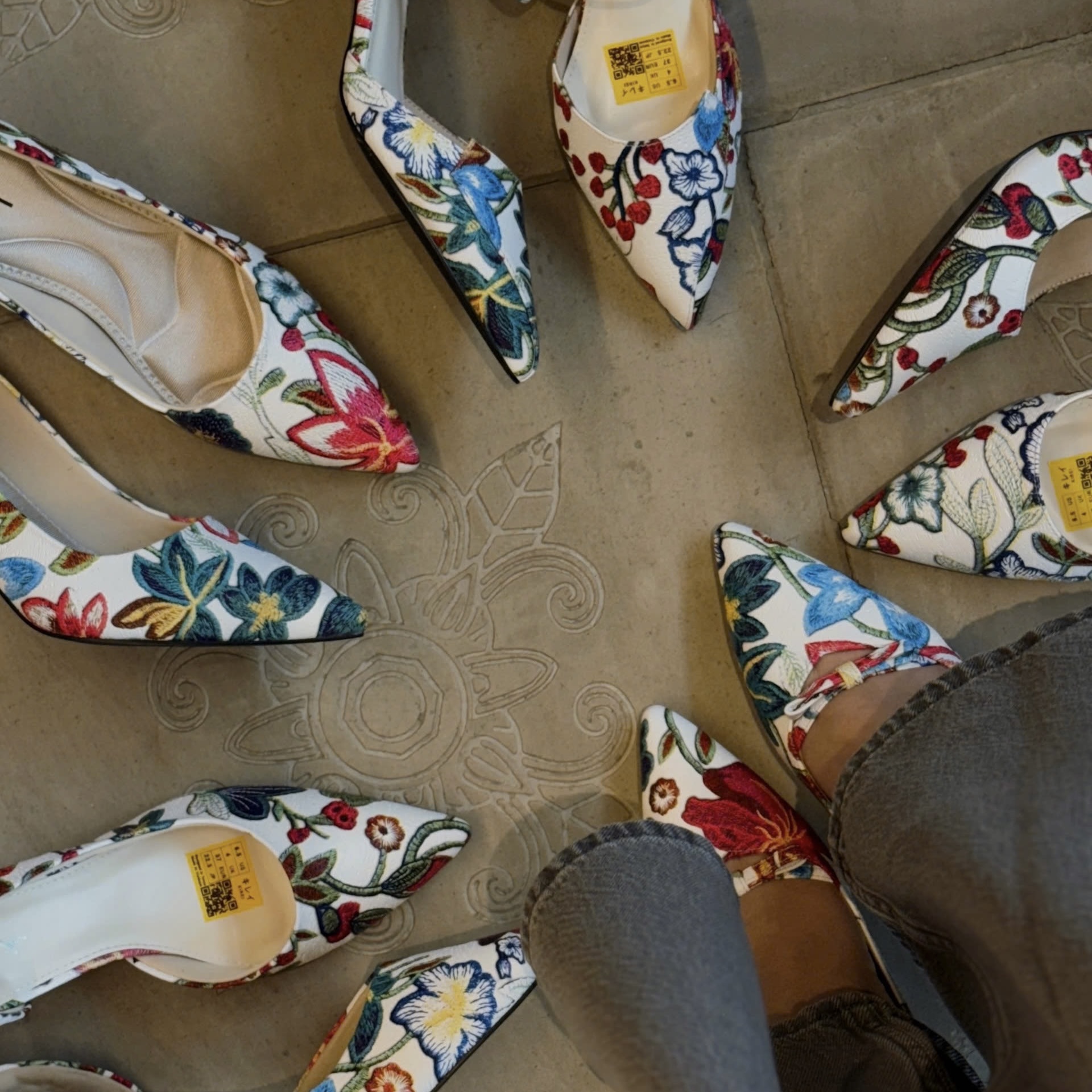 Kirei Biteki - Office Slingback CP6 White