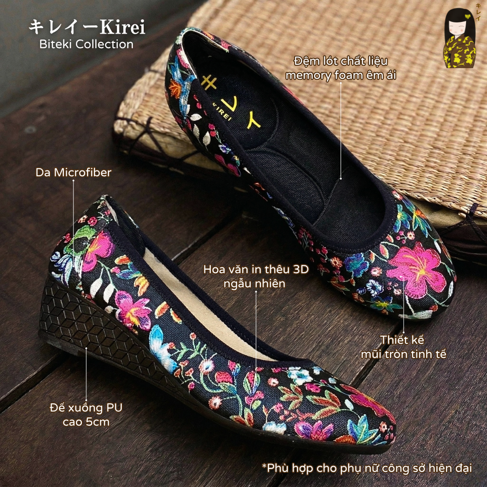 Kirei Biteki - Office Wedge HI02 Black