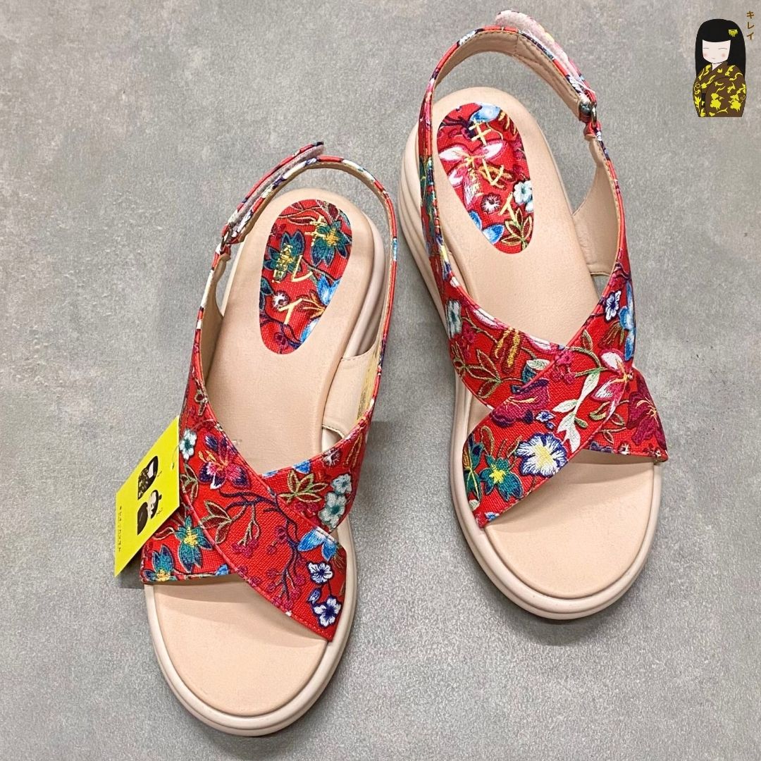 Kirei Biteki - Office Wedge Sandal CP09 Red