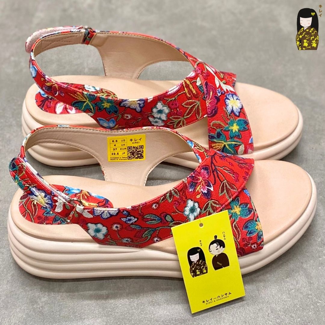 Kirei Biteki - Office Wedge Sandal CP09 Red
