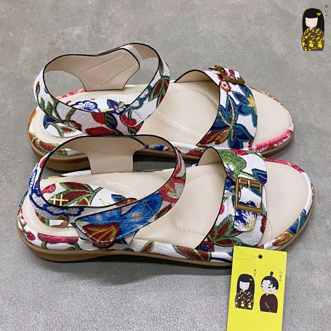 Kirei Biteki - Office Wedge Sandal CP10 White