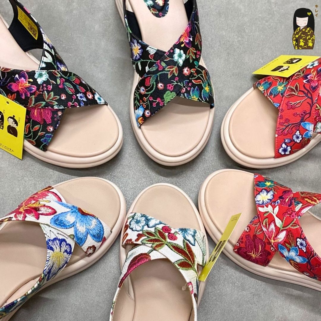 Kirei Biteki - Office Wedge Sandal CP9 Red