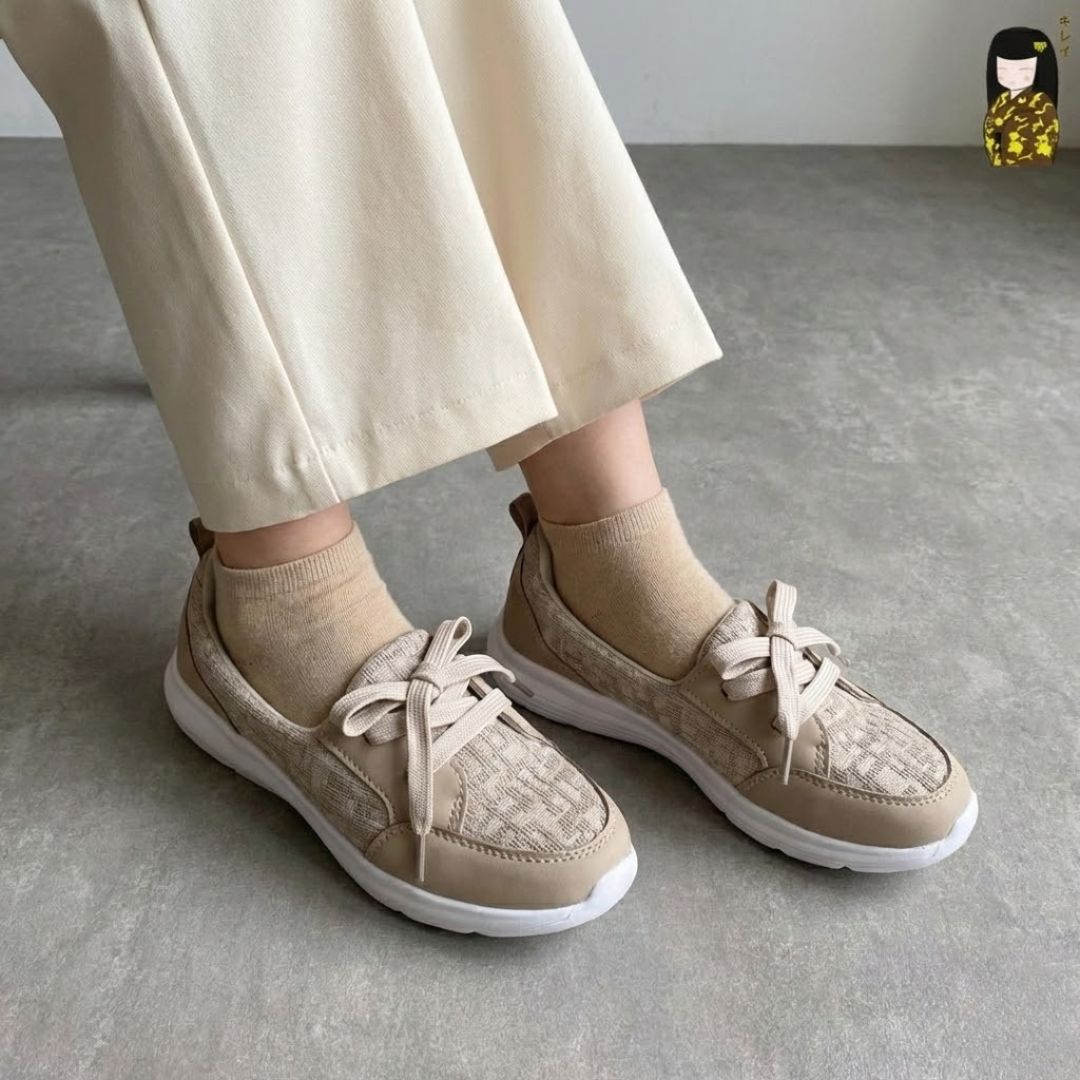 Kirei Hime - Walk Sneakers BG07 Beige