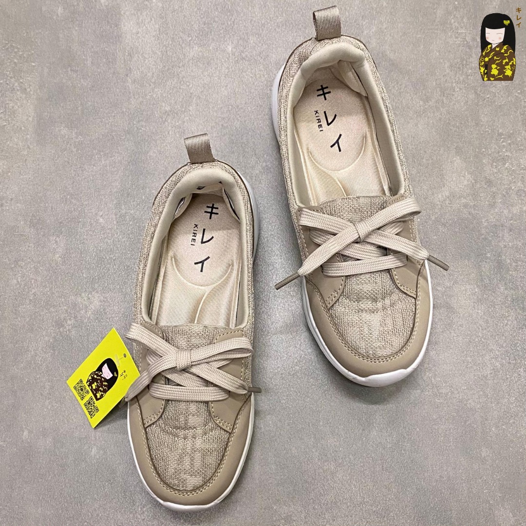 Kirei Hime - Walk Sneakers BG07 Beige
