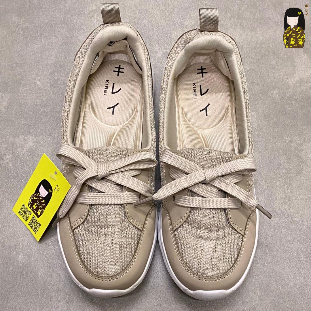 Kirei Hime - Walk Sneakers BG07 Beige