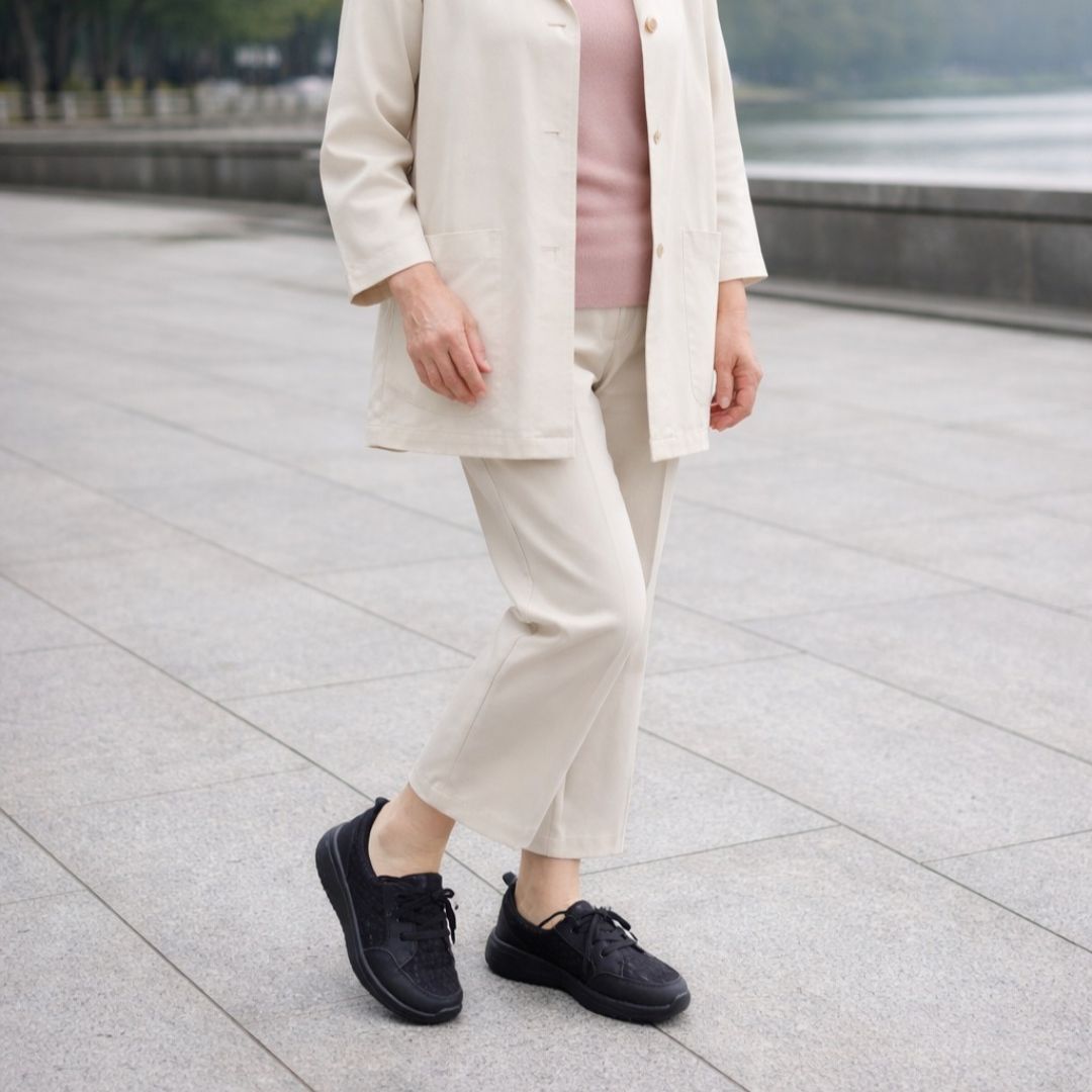 Kirei Hime - Walk Sneakers BG07 Black