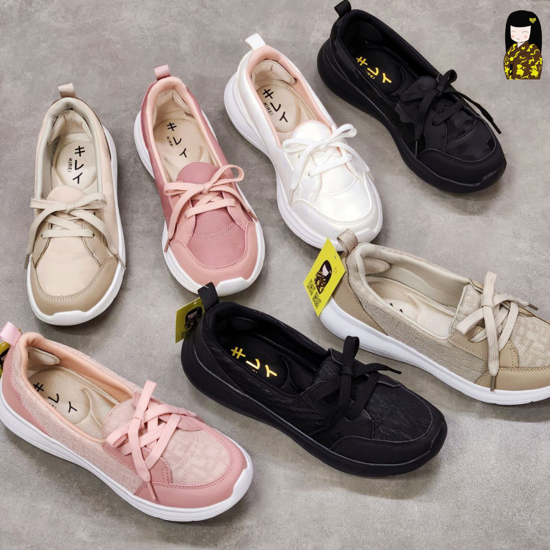 Kirei Hime - Walk Sneakers BG07 Black