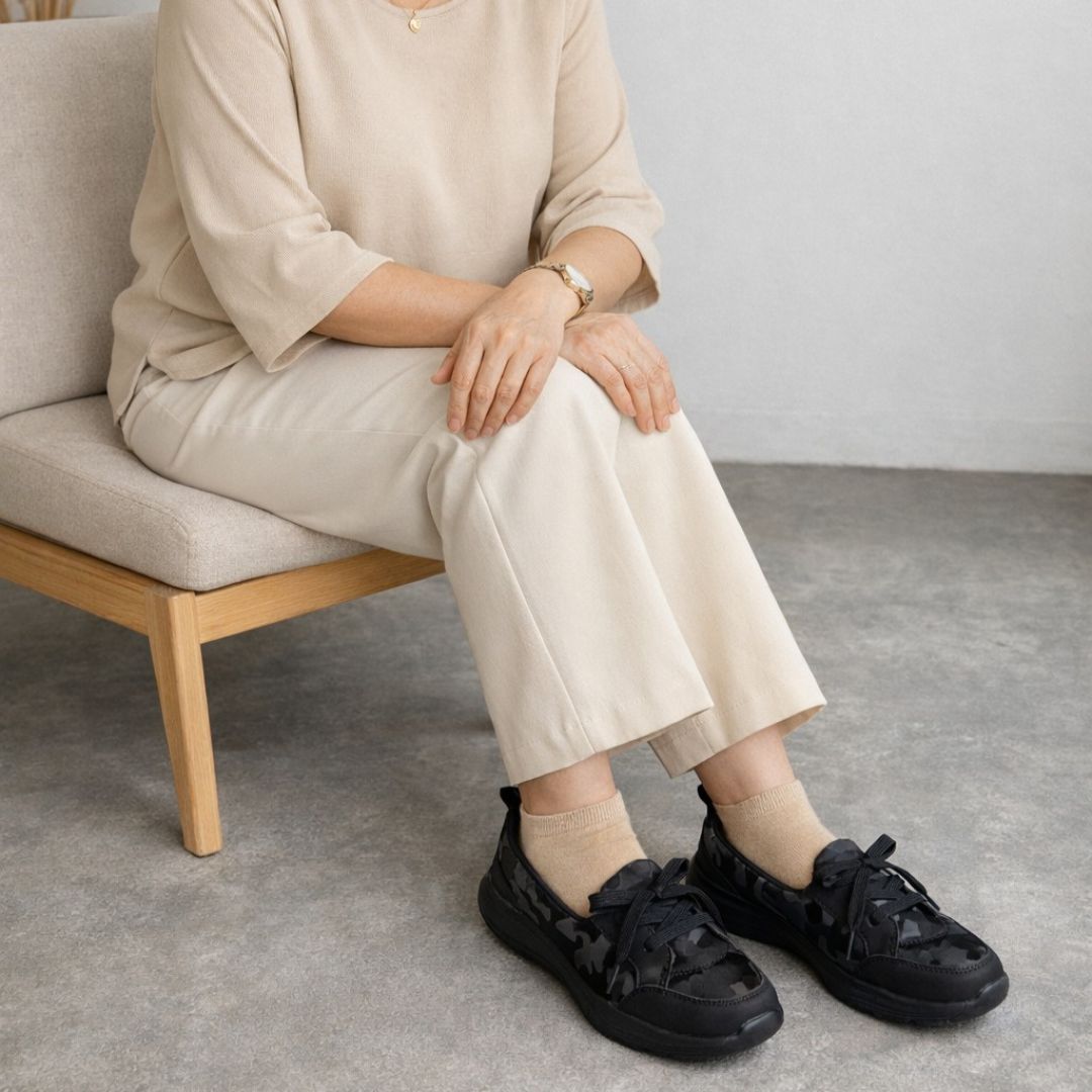 Kirei Hime - Walk Sneakers BG08 Black Camo
