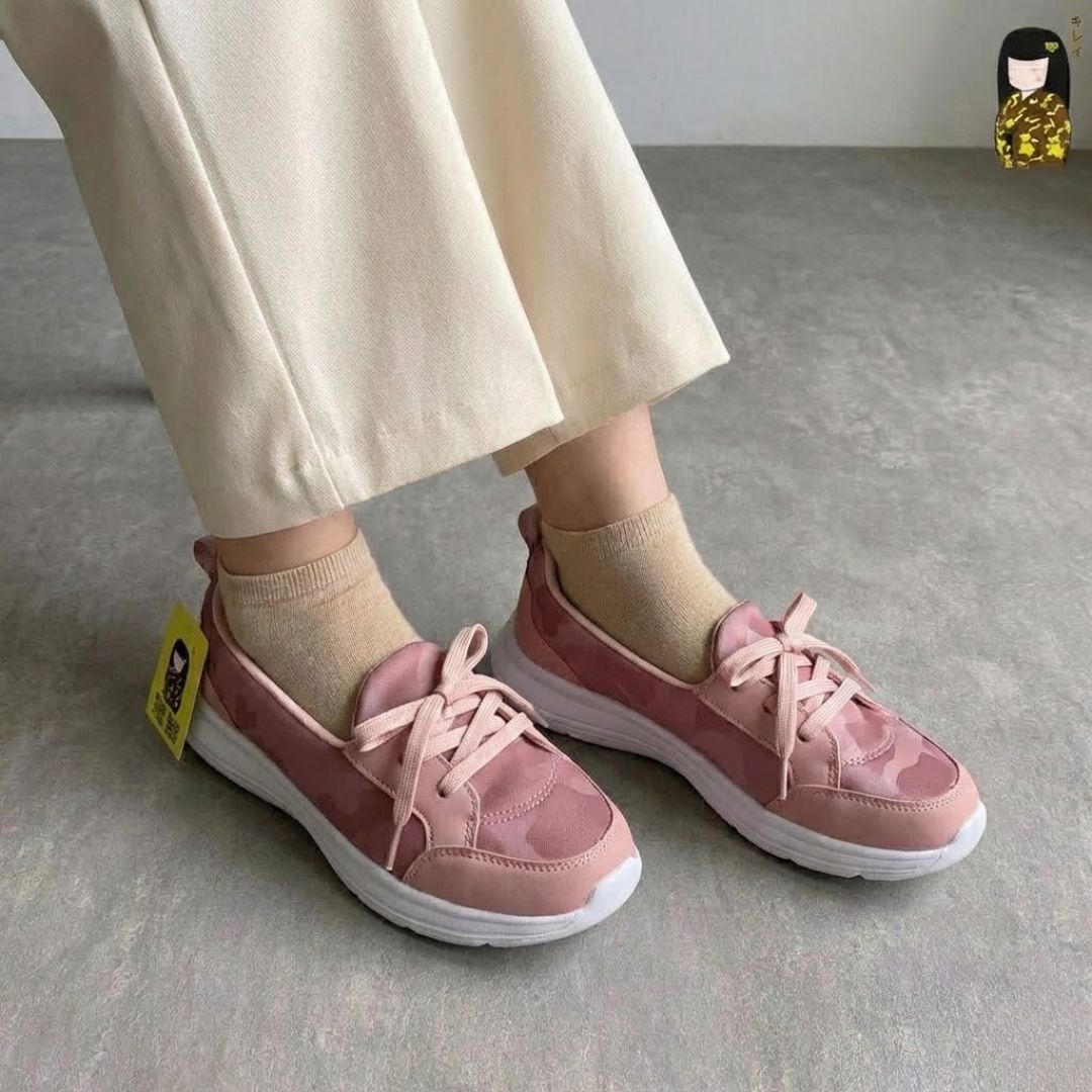 Kirei Hime - Walk Sneakers BG08 Pink Camo