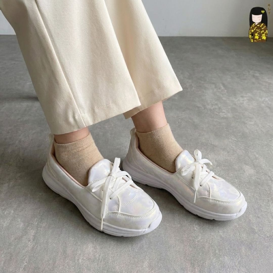 Kirei Hime - Walk Sneakers BG08 White Camo