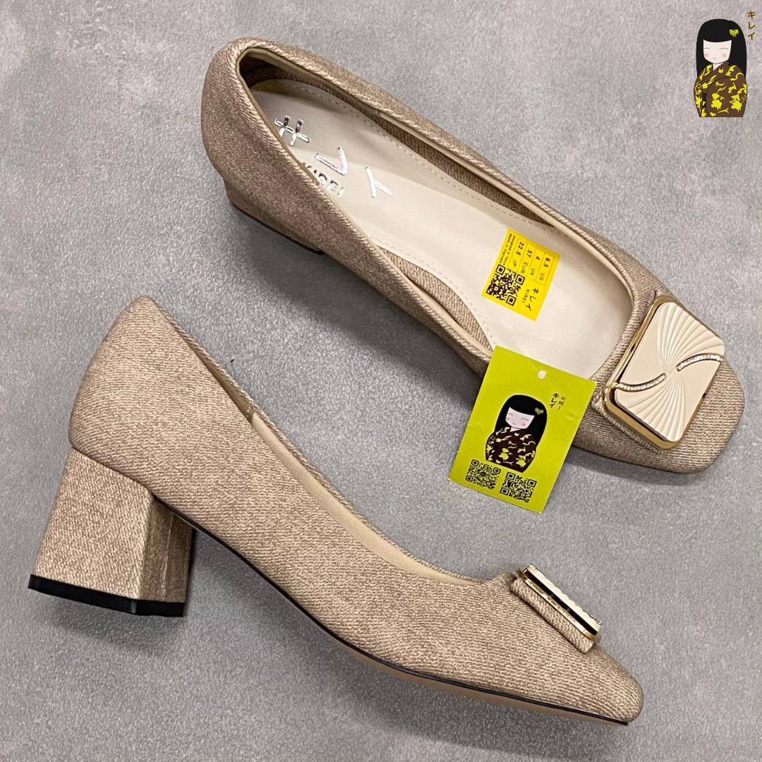 Kirei Kyōyō - Office Block Heel CP1 Khaki