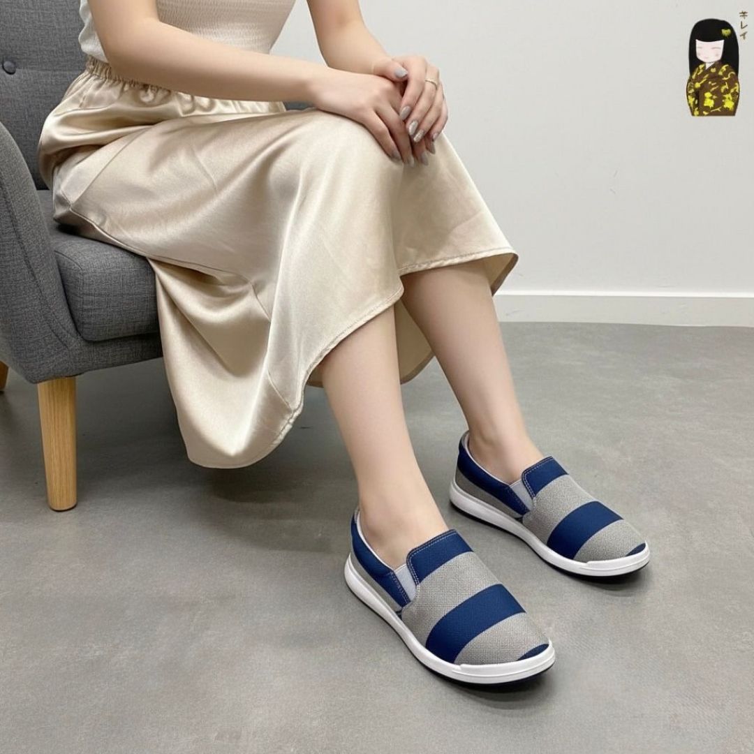 Kirei Nintai - Walk Slip-On KH02 Grey Blue