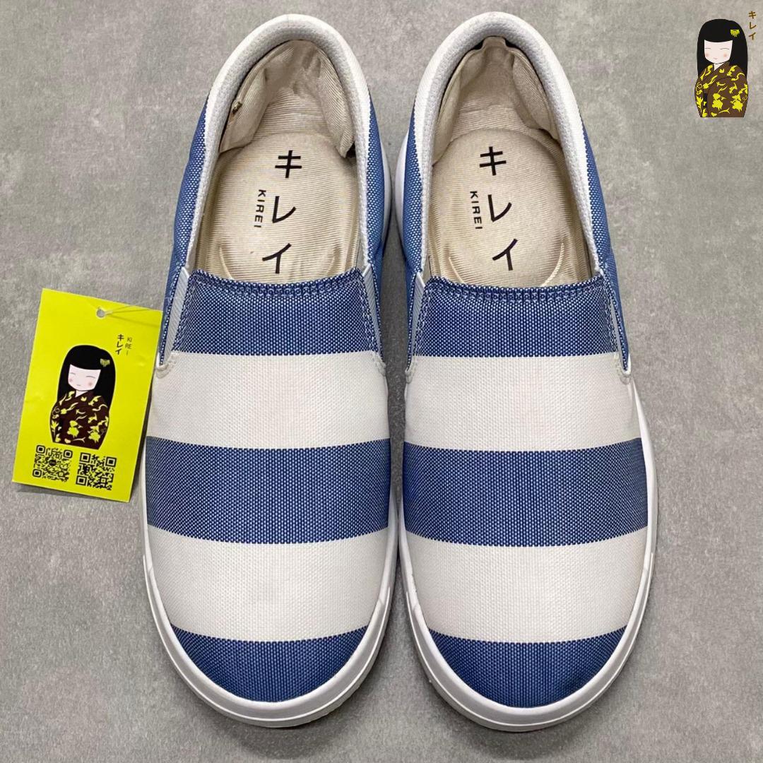 Kirei Nintai - Walk Slip-On KH02 White Blue