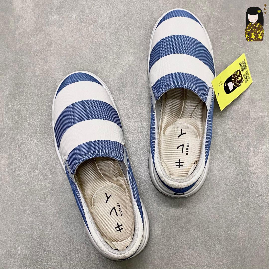 Kirei Nintai - Walk Slip-On KH02 White Blue
