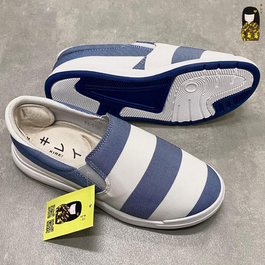 Kirei Nintai - Walk Slip-On KH02 White Blue
