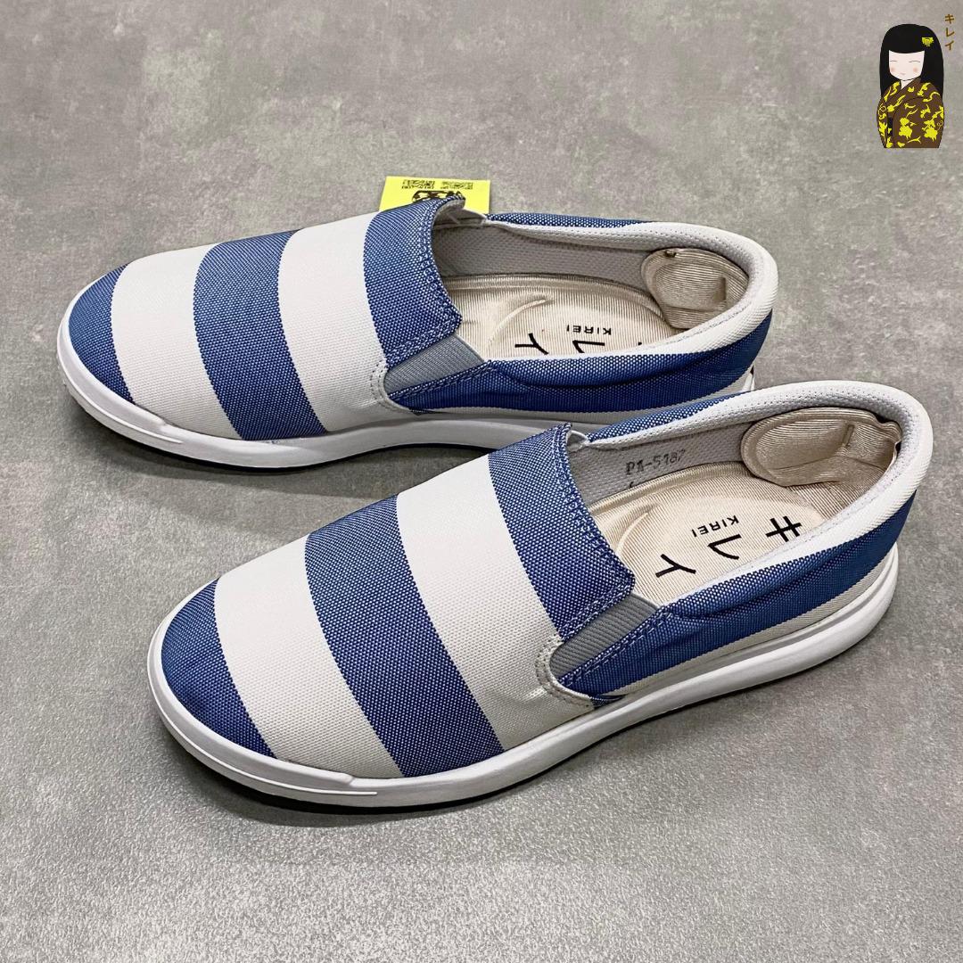 Kirei Nintai - Walk Slip-On KH02 White Blue
