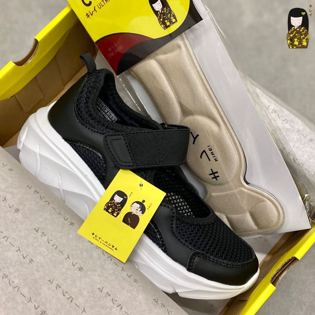 Kirei Nintai - Walk Sneakers BG10 Black