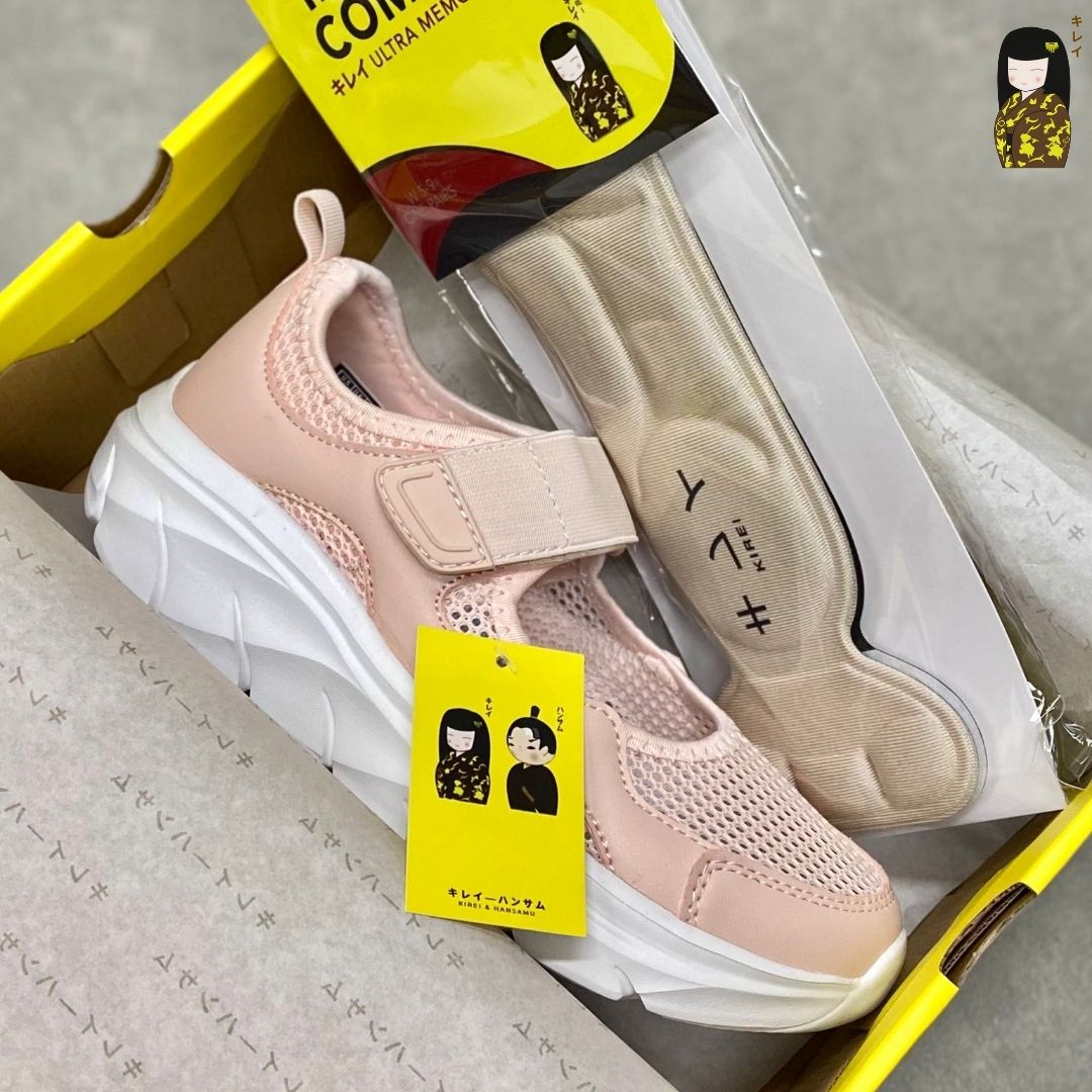 Kirei Nintai - Walk Sneakers BG10 Pink